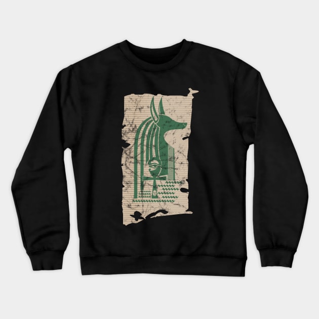 Anubis Crewneck Sweatshirt by Dojaja